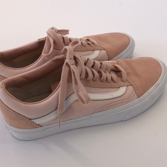 vans old skool blushing pink